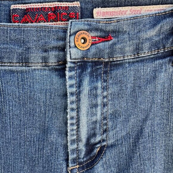 Z. Cavaricci Vintage Dumpster Girl Low Rise Blue Womens Bootcut Denim Jeans 13 - Picture 2 of 10